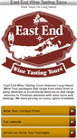 Mobile Screenshot of eastendwinetastingtours.com